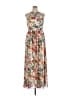 Lulus 100% Polyester Floral Tan Casual Dress Size XL - photo 1