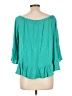 New Look 100% Viscose Teal 3/4 Sleeve Blouse Size XL - photo 2