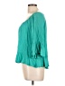 New Look 100% Viscose Teal 3/4 Sleeve Blouse Size XL - photo 5