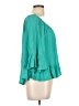 New Look 100% Viscose Teal 3/4 Sleeve Blouse Size XL - photo 4