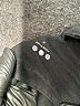 Three Dots Black 3/4 Sleeve Blouse Size M - photo 7