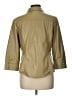 Elie Tahari 100% Polyurethane Tan Jacket Size L - photo 2