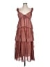 Seni & Cade 100% Polyester Brown Cocktail Dress Size L - photo 1