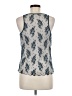 Pieces 100% Viscose Blue Sleeveless Top Size M - photo 2