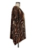Brittany Black Brown Short Sleeve Blouse Size M - photo 4