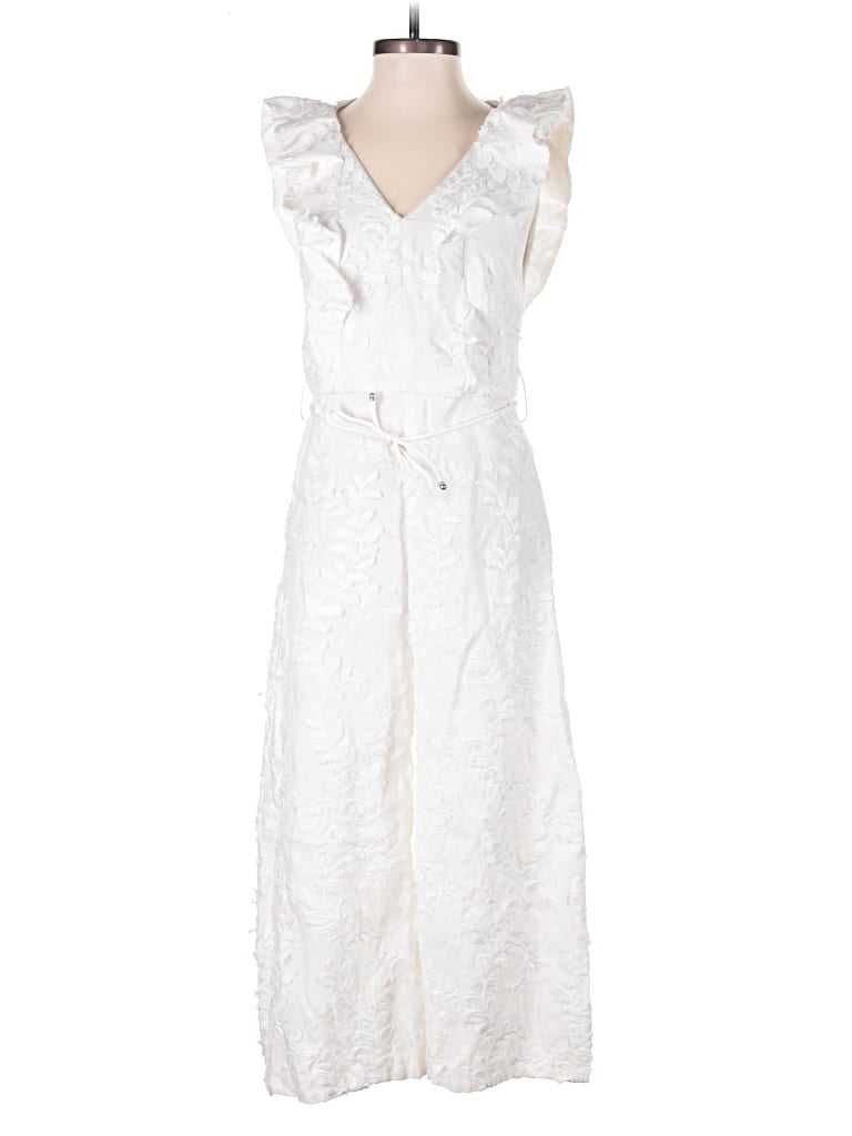 Pre-owned Zimmermann Jumpsuit In White