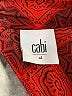 CAbi 100% Polyester Red Long Sleeve Blouse Size XL - photo 7