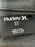 Hurley 100% Polyester Gray Zip Up Hoodie Size 3T - photo 3