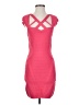 Bebe Argyle Pink Cocktail Dress Size S - photo 1