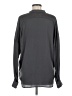Lord & Taylor 100% Polyester Gray Long Sleeve Blouse Size M - photo 2