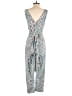 Elevenses 100% Rayon Paisley Blue Jumpsuit Size XS - photo 2