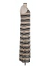 Ambiance Apparel Stripes Tan Casual Dress Size L - photo 4