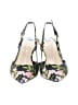 Nine West Floral Black Heels Size 6 1/2 - photo 2