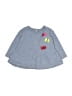 Tea 100% Cotton Gray Long Sleeve Top Size 9-12 mo - photo 1