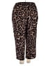 Unbranded 100% Polyester Animal Print Brown Casual Pants Size 4XL - photo 2