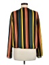 Allison Joy Stripes Brown Long Sleeve Blouse Size M - photo 2