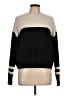 Halogen Color Block Black Pullover Sweater Size L - photo 1