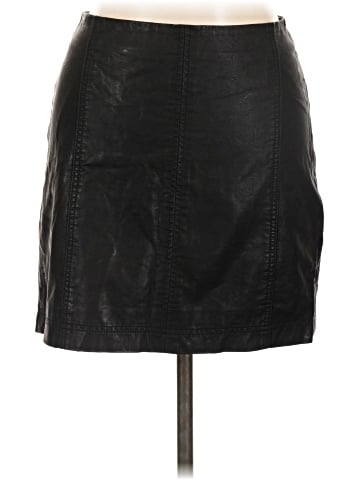 Free People Faux Leather Skirt (view 1)