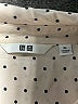Uniqlo 100% Rayon Polka Dots Ivory Long Sleeve Blouse Size XL - photo 7