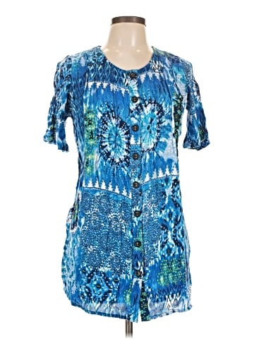 Roaman's Short Sleeve Blouse (view 1)