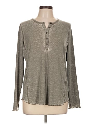 Jane and Delancey Long Sleeve Henley (view 1)
