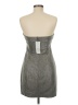 Zara Metallic Silver Cocktail Dress Size M - photo 2