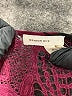 Meadow Rue 100% Polyester Burgundy Short Sleeve Blouse Size M - photo 7