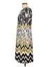 Ellen Tracy Chevron-herringbone Gray Cocktail Dress Size 10 - photo 5