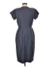 Ann Taylor Solid Gray Casual Dress Size 10 Petite - photo 2