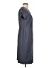 Ann Taylor Solid Gray Casual Dress Size 10 Petite - photo 4