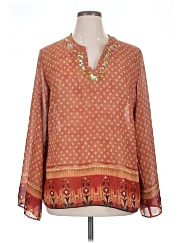 Unique Spectrum Long Sleeve Blouse (view 1)
