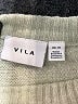 Vila Solid Green Pullover Sweater Size M - photo 7