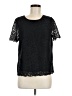J.Crew Factory Store Black Short Sleeve Top Size 8 - photo 1