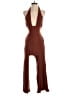 Callahan Solid Brown Jumpsuit Size XS - photo 1
