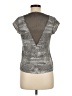 Lululemon Athletica Metallic Silver Short Sleeve Top Size M - photo 2