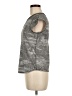 Lululemon Athletica Metallic Silver Short Sleeve Top Size M - photo 5