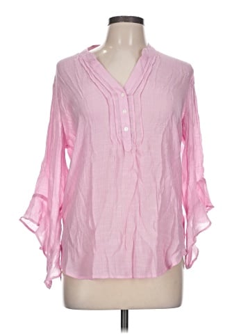 Counterparts 3/4 Sleeve Blouse (view 1)