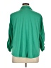 NY Collection Green 3/4 Sleeve Button-Down Shirt Size 1X - photo 2
