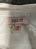 Per Se 100% Rayon Stars Ivory Short Sleeve Blouse Size 1X - photo 7