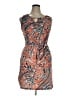 Ann Taylor Paisley Orange Cocktail Dress Size 16 - photo 1