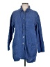 Flax 100% Flax Blue 3/4 Sleeve Button-Down Shirt Size 6 (S) - photo 1