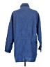 Flax 100% Flax Blue 3/4 Sleeve Button-Down Shirt Size 6 (S) - photo 2