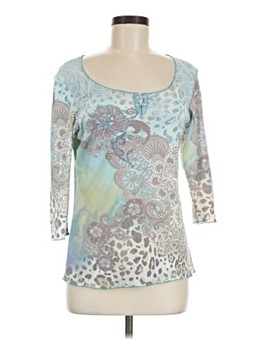 One World 3/4 Sleeve Top (view 1)