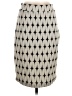 Renee C. Chevron-herringbone Ivory Formal Skirt Size S - photo 1