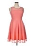 Self Esteem 100% Polyester Solid Pink Cocktail Dress Size 14 - photo 1