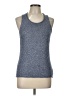 White + Warren Solid Blue Tank Top Size L - photo 1