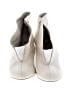 Hot In Hollywood 100% Leather Ivory Ankle Boots Size 10 - photo 2