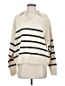 OAK + FORT Stripes Ivory Pullover Sweater Size S - photo 1