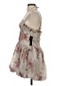 Seni & Cade 100% Polyester Floral Tan Cocktail Dress Size S - photo 5