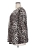 Cato Animal Print Silver Long Sleeve Blouse Size 20w - photo 5